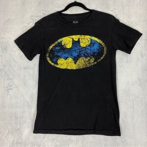 DC Comics Batman Graphic Tee Sz Small Black Cotton